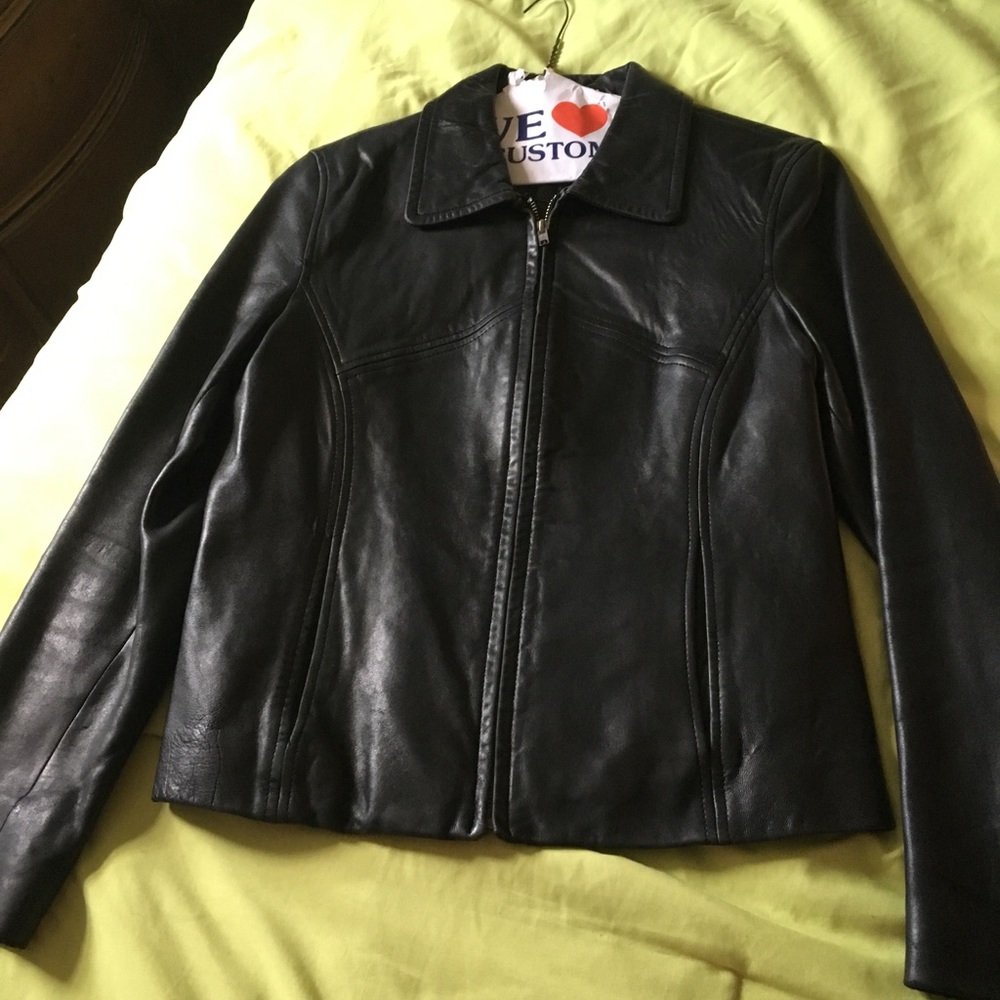 Leather jacket